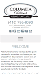 Mobile Screenshot of columbiakitchens.com